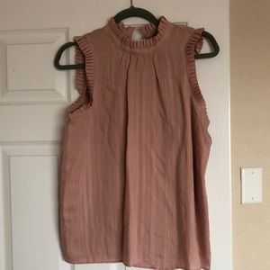 Ann Taylor blush top NWT